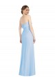 Strapless Trumpet Chiffon Formal Dress with Thigh high Slit