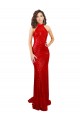 Halter High Neck Mermaid Open Back Sequin Formal Dress