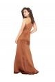 One Shoulder Silky Satin Formal Dress